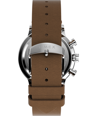 Waterbury hodinky – TIMEX, Hnědá, Stříbrná barva Muži