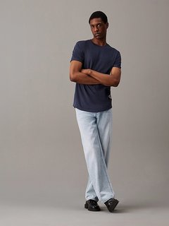 Luxusní Badge triko, Modrá barva, XS, S, M, L, XL, XXL