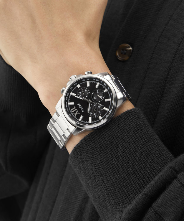 GUESS, Stříbrná barva Walker hodinky