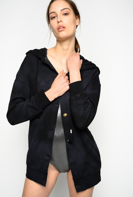 Pinko, Černá barva Mikina Gioiosa