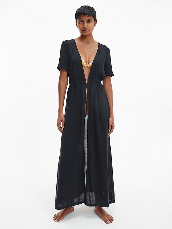 Calvin Klein Swimwear – KW0KW01786-BEH plážový KAFTAN