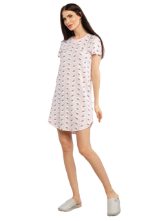 Lounge noční košile Růžová barva Ženy