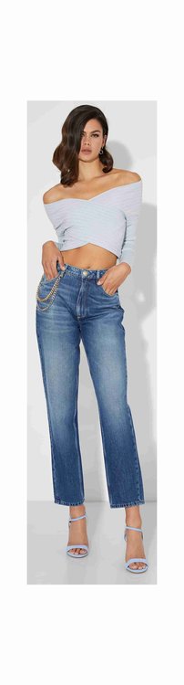 Guess – Relaxed fit džíny, Modrá barva 2