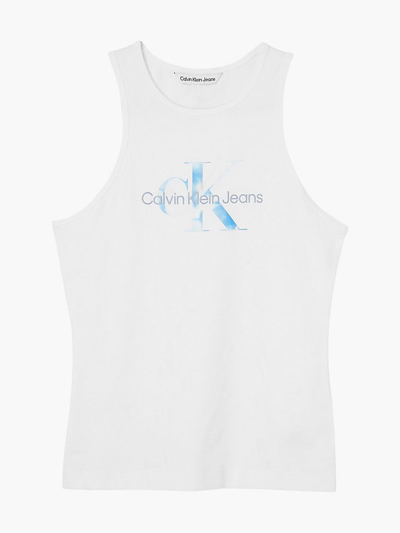 Aqua top Bílá barva Ženy