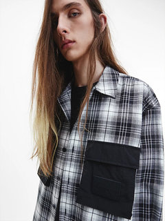 Multi barva, Contrast pocket košile