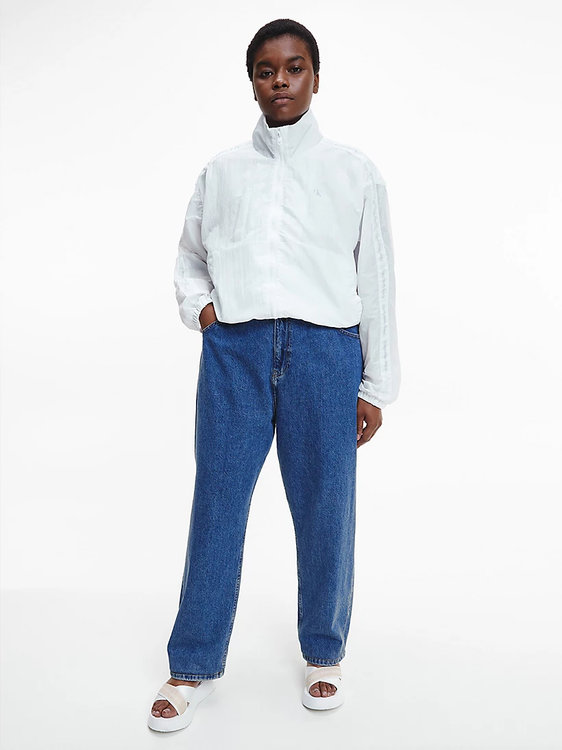 Luxusní Logo větrovka, Bílá barva, XS, S, M, XL