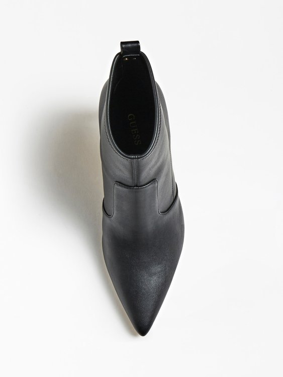 Luxusní FL7DF3ELE10-BLACK KRÁTKÉ KOZAČKY, 35, 36, 37, 38, 39, 40