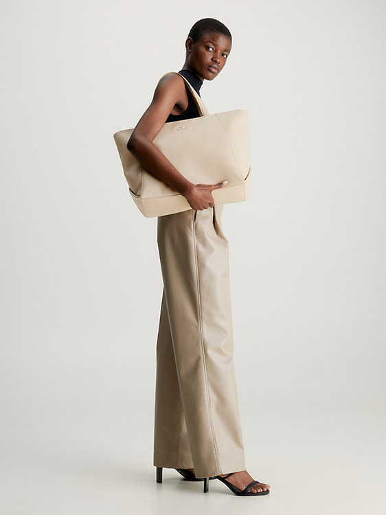 Luxusní Seasonal kabelka, Béžová, Krémová barva, OS