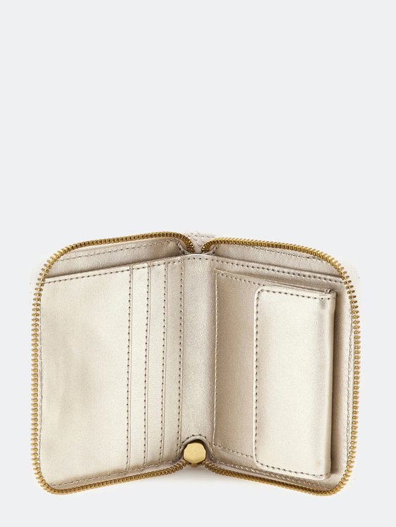 Módní Giully malá peněženka, Krémová barva, 2024