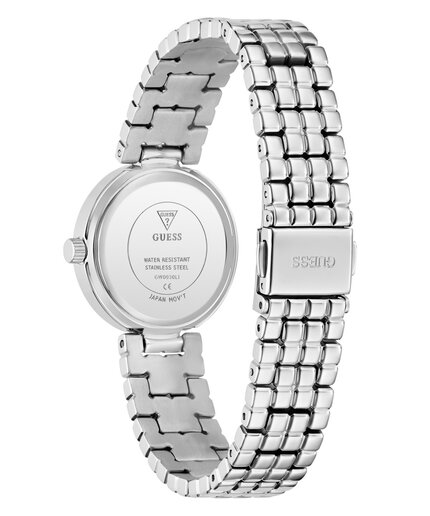 Módní GW0930L1-SILVER TONE HODINKY, Stříbrná, Zelená barva, 2025