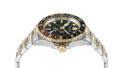 Módní GMT-I CHALLENGER hodinky, Černá, Stříbrná, Zlatá barva, 2023