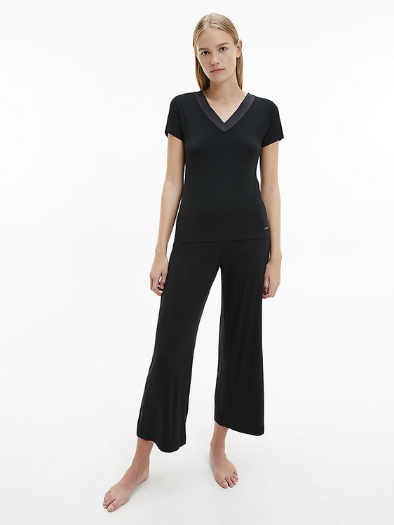 Pyžamové kalhoty – Calvin Klein Underwear, Černá barva Ženy