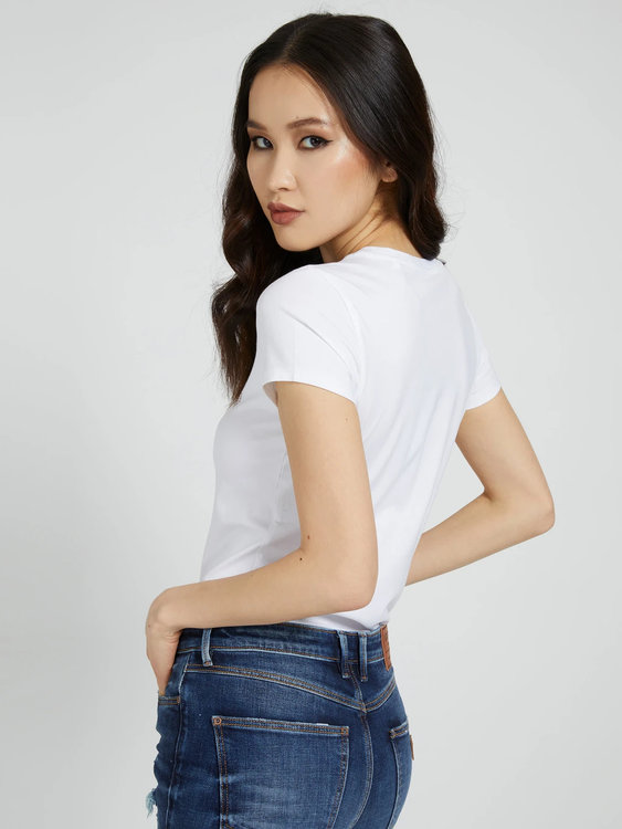 Módní Front logo tričko, Bílá barva, 2021