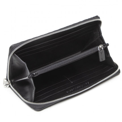 Luxusní Sculpted peněženka, Černá barva, OS