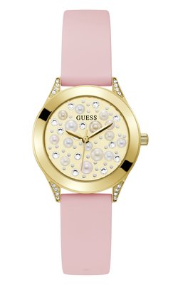 Guess – Hodinky Pearl, Růžová, Zlatá barva