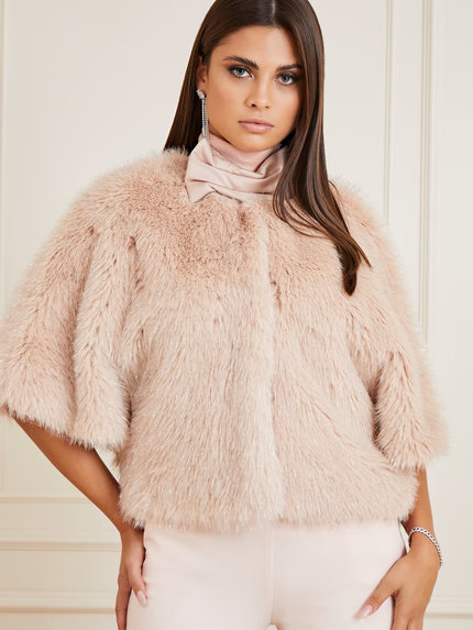 Módní Amber bunda, Béžová barva, 2022