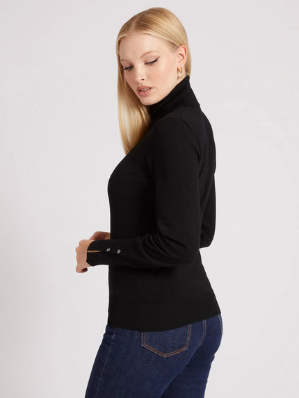 Módní Paule svetr, Černá barva, 2022