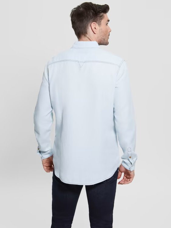 Truckee košile – GUESS, Modrá barva Muži