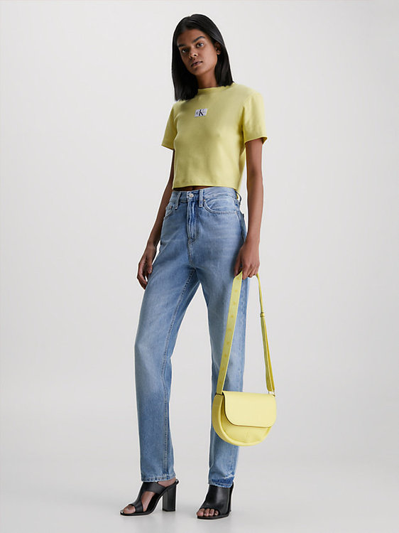 Ultralight Saddle crossbody Žlutá barva Ženy