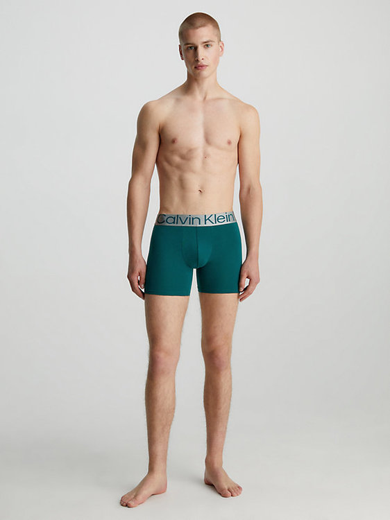 Reconsidered Steel boxery 3ks Zelená, Modrá barva Muži