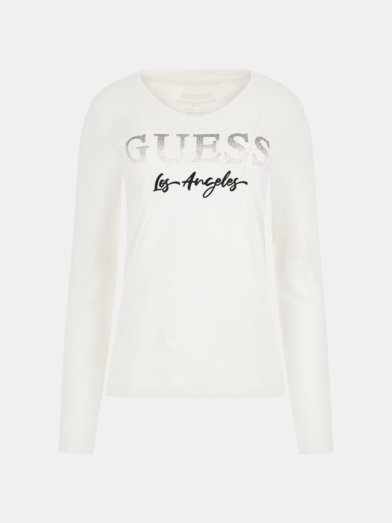 Luxusní Logo Micro Studs triko, Bílá barva, S, M