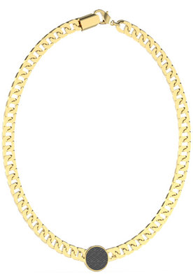GUESS – King's Road náhrdelník, Zlatá barva