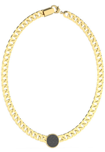 GUESS – King's Road náhrdelník, Zlatá barva