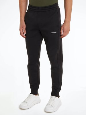 Calvin Klein – Micro Logo tepláky, Černá barva