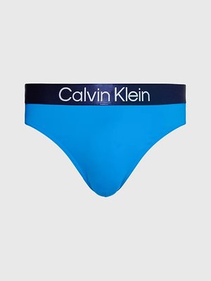 Calvin Klein Swimwear – CK Steel plavky, Modrá barva