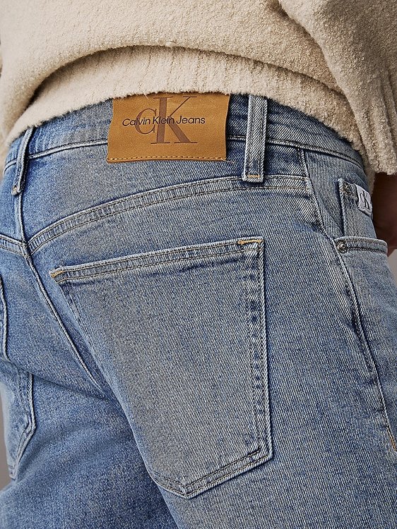 Módní Slim jeans, Modrá barva, 2024