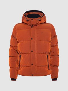 Crinkle bunda Hnědá barva Muži, Muži