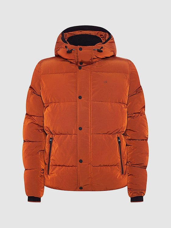 Crinkle bunda Hnědá barva Muži, Muži