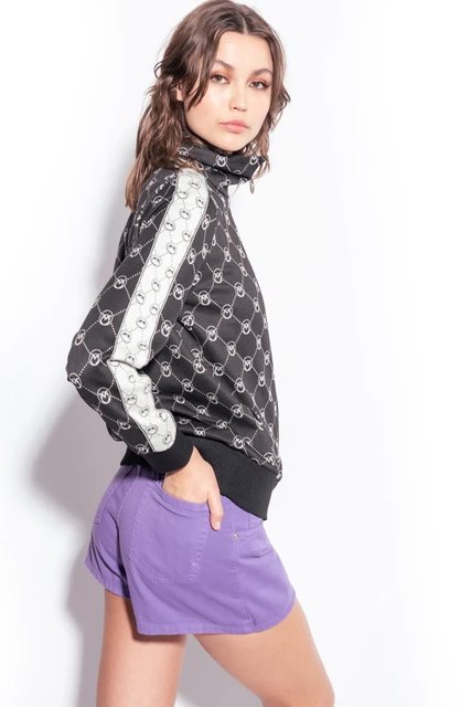 Módní Zeme mikina, Černá barva, 2023