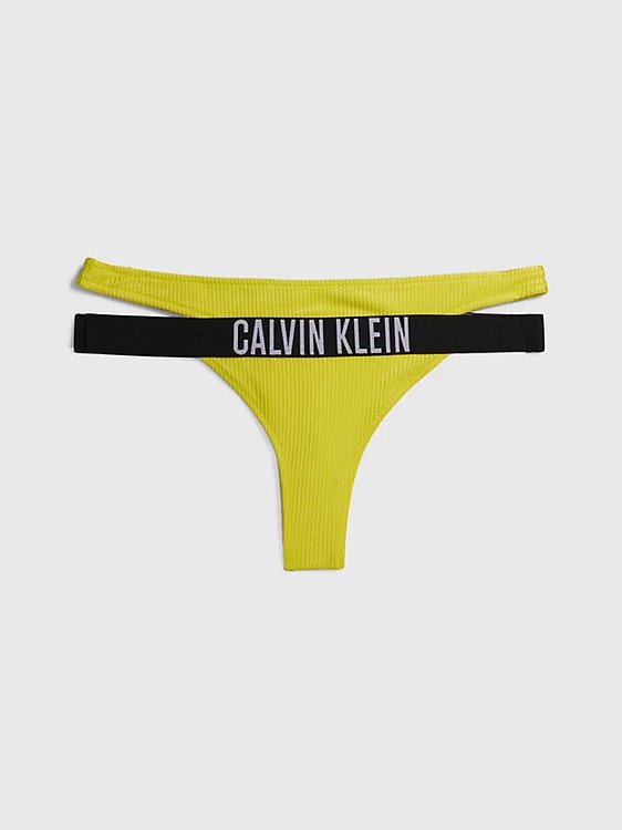 Calvin Klein Swimwear – Intense Power plavky - Spodní díl, Žlutá barva