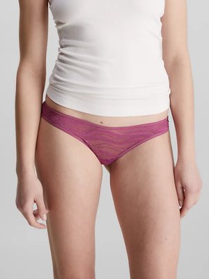 Allover Lace tanga – Calvin Klein Underwear, Fialová barva Ženy