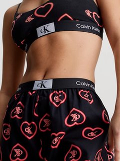 Luxusní 1996 Wovens pyžamové šortky, Černá barva, XS, S, M