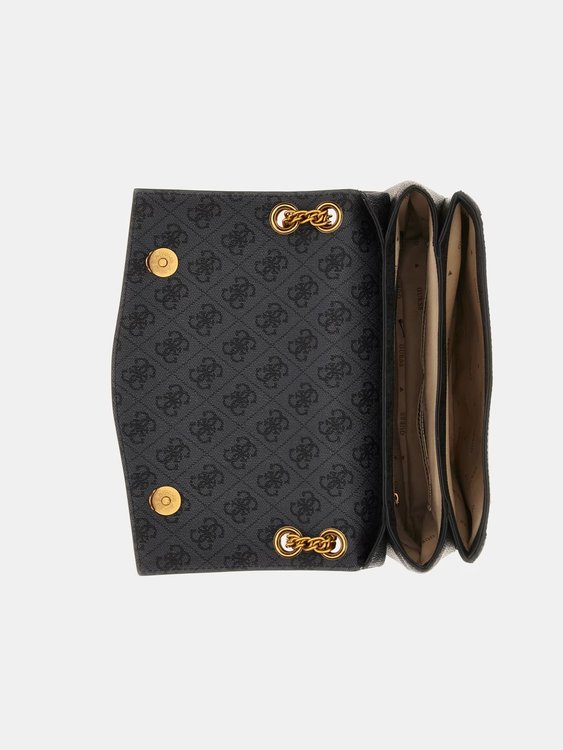 Módní Ajiona crossbody, Černá barva, 2023