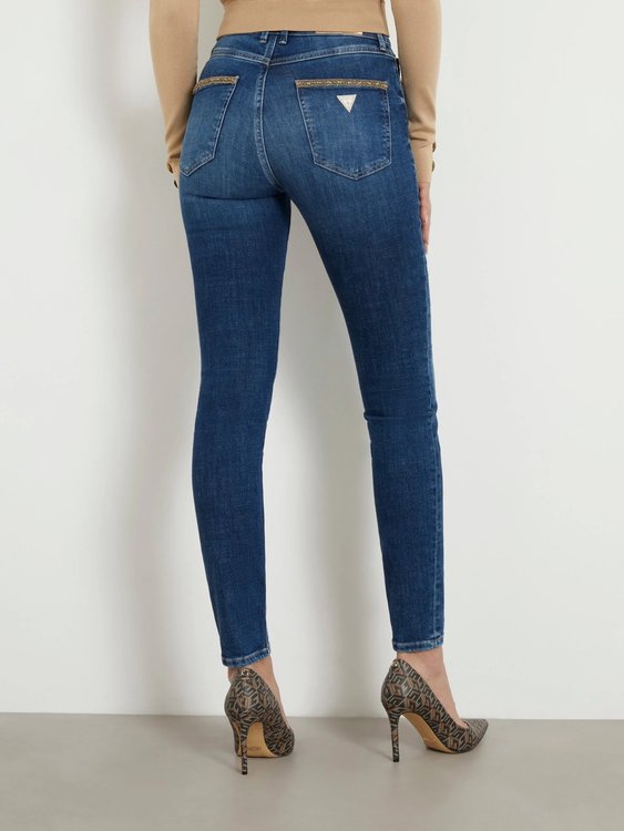 1981 Skinny jeans – GUESS, Modrá barva Ženy