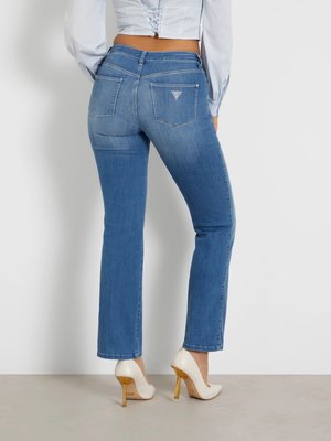 Sexy Straight jeans – GUESS, Modrá barva Ženy