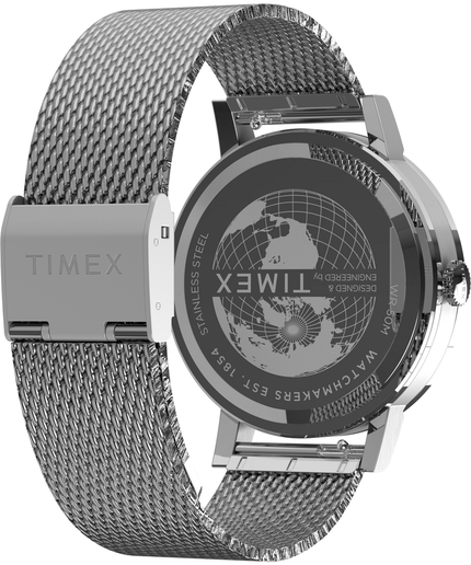 Módní Midtown hodinky, Stříbrná barva, 2024