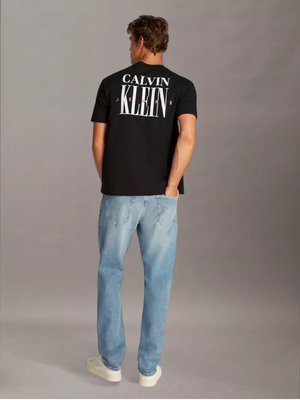 Serif Font Graphic triko – Calvin Klein Jeans, Černá barva Muži