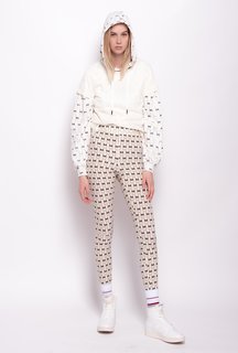 Luxusní Monogram legíny, Bílá barva, S, M, L