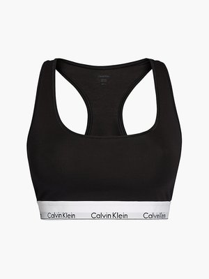 Calvin Klein Underwear – Modern Cotton podprsenka PLUS SIZE, Černá barva