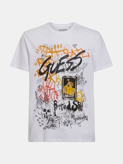 Luxusní Graffiti tričko, Bílá barva, XS, S, M, L, XL, XXL 1