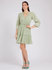 Módní Arita šaty, Zelená barva, 2022