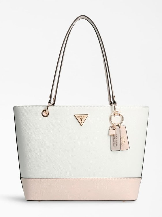Guess – Noelle kabelka, Bílá, Růžová barva