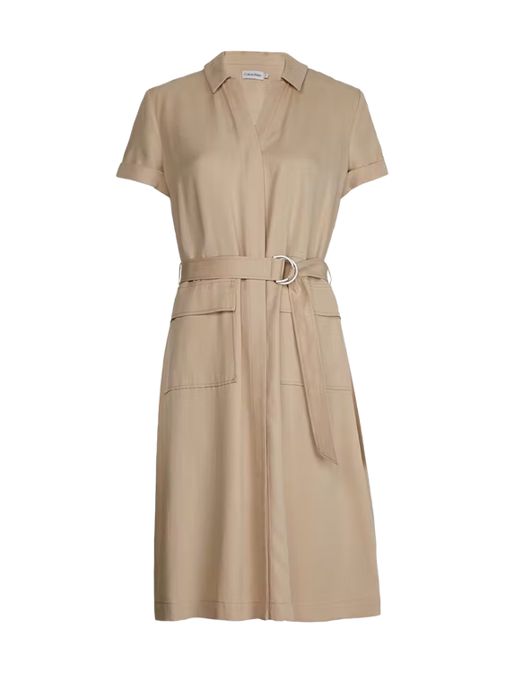Luxusní Utility šaty, Béžová barva, 34, 36, 38, 40