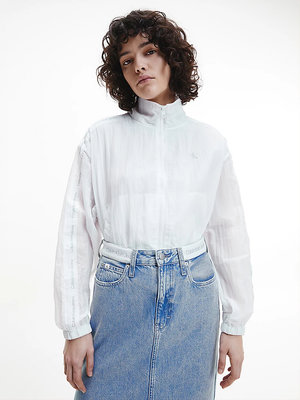 Módní Logo větrovka, Bílá barva, 2022