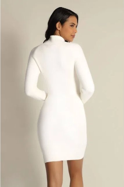 Módní Brigitte šaty, Bílá barva, 2022