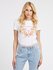 GUESS – Flowers triko, Bílá barva